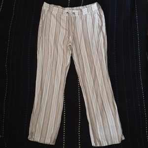 Per Se "Striped Linen Pants"